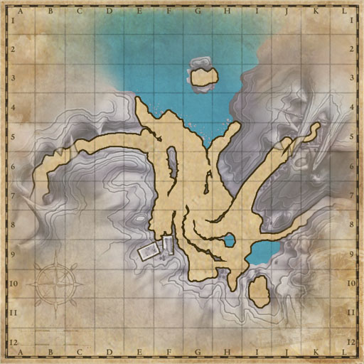 Minimap of Snowfield of the Ice Wizard