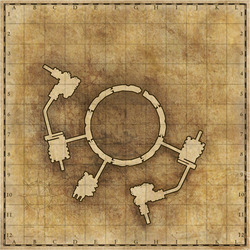 Minimap of Tigres Prison B8F