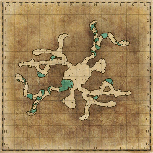Minimap of Bahamar - Ancient Ore Cave