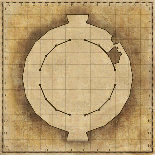 Minimap of Demonic Secret Tower : Hard