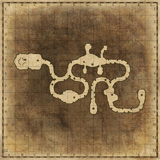 Minimap of Ancient Skeleton Nest 1F