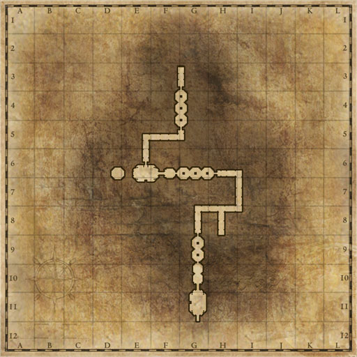 Minimap of Demonic Oculta Dungeon : Hard