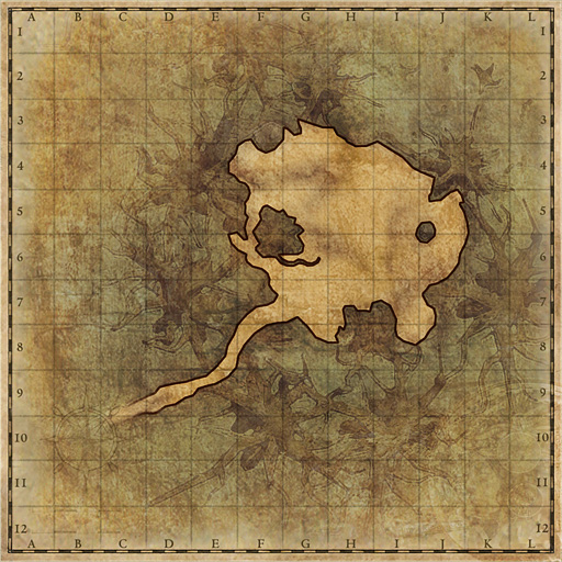 Minimap of Dark Swamp, Frogfish Hunting Ground