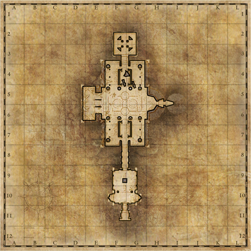 Minimap of Broken Time Piece, Cortes