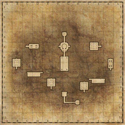 Minimap of Al Quelt Moreza, Holy Water Chamber