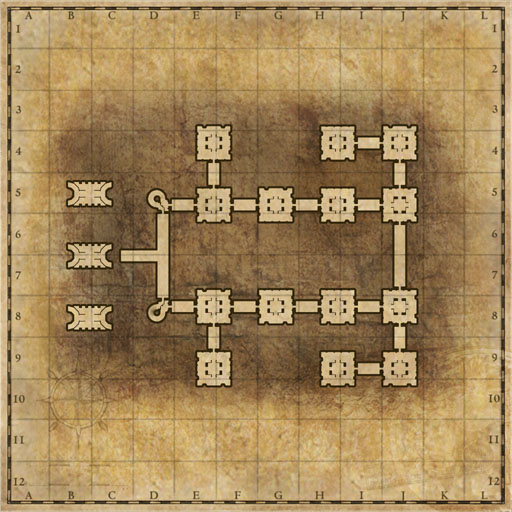 Minimap of Mission: Dr.Torsche's Mansion - Basement