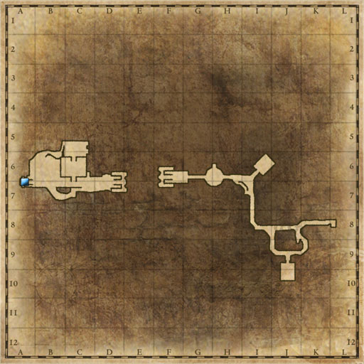 Minimap of The Tetra Ruins