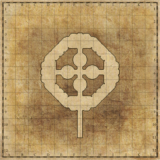 Minimap of Secret Tower 1F