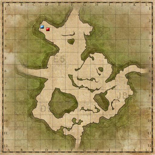 Minimap of Private Raid : Tyrannosaurus